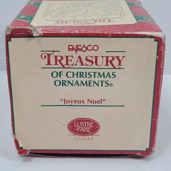 Enesco Treasury Of Christmas Ornaments "Joyeux Noel" Holiday Cheers - Picture 6 of 10